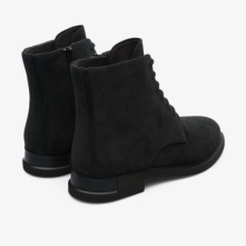 Camper Iman Womens Ankle Boots US-42919 Black Sale Clearance